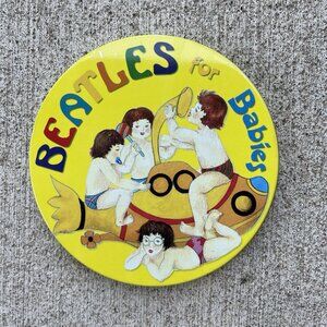 Beatles For Babies CD 2001 Childrens Music Instrumentals BRISA Tin Case Yellow